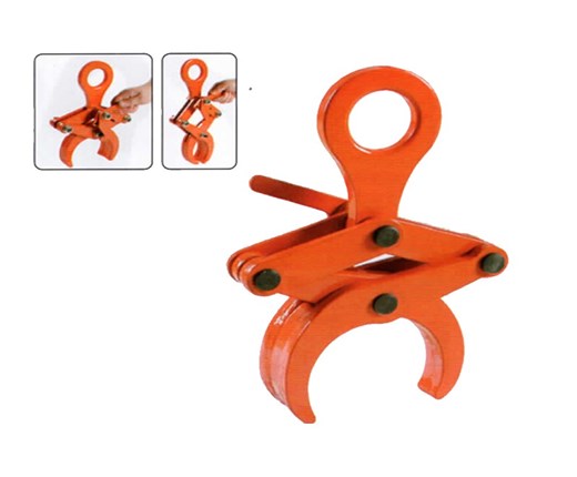 500kg -5000kg Vertical Pipe Lifting Clamp Round Stock Grabs